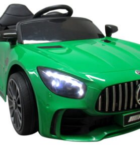 HračkyZaDobréKačky Dětské elektrické autíčko Mercedes AMG GTR zelené