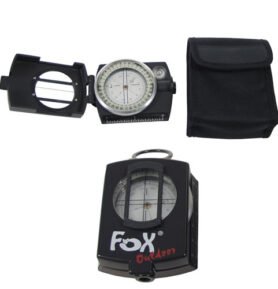 FOX Outdoor kompas PRAZISION kovový nylon pouzdro ČERNÝ