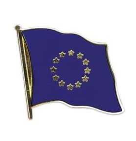 Odznak vlajka EU - Evropské Unie vlající