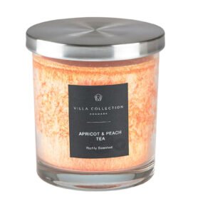 Villa Collection Vonná svíčka ve skleněné dóze s víkem Apricot & Peach Tea (45 hodin)
