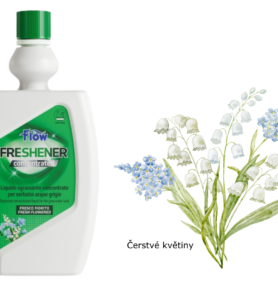 Odmašťovací chemie Flow Freshener - koncentrát, 800 ml Varianta: Čerstvé květiny