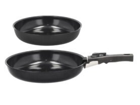 Holm Sada pánví s odnímatelnou rukojetí 24/28 cm Black