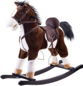 Houpací koník Milly Mally Mustang tmavě hnědý