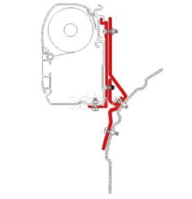 Adaptér markýzy Fiamma pro F45 S / F45 L / Zip Varianta: Fiamma Adap.F45 VW T4 +