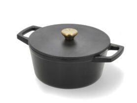 Holm Litinový kastrol kulatý 3,6l Black