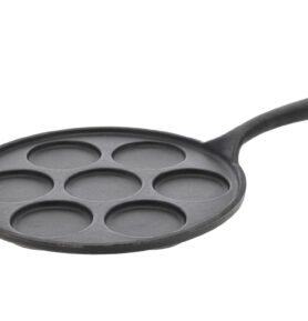 Holm Litinová pánev na lívance (na 7 ks) 23,5 cm Black