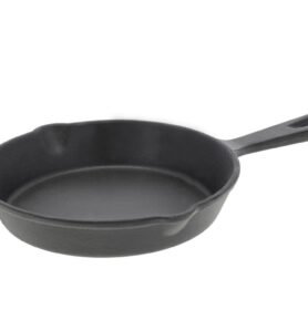 Holm Malá litinová pánev na smažení 14 cm Black