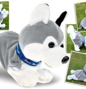 HračkyZaDobréKačky Interaktivní pejsek Husky reagující na dotek