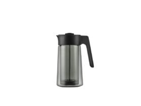 Jacob Jensen Dvoustěnný skleněný french press  Black 0,8 l