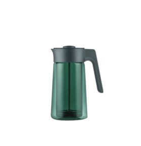 Jacob Jensen Dvoustěnný skleněný french press  Green 0,8 l