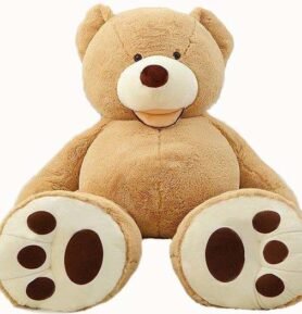 HračkyZaDobréKačky Velký medvěd XXL plyšák 140 cm světle hnědý