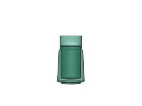 Jacob Jensen Dvoustěnná sklenice na latté Green 33 cl