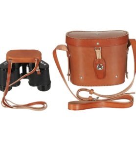 MFH dalekohled 8x30 RETRO s koženým pouzdrem