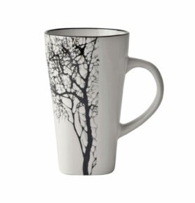 Villa Collection Kameninový hrnek se stromem Hela 0,5l Sand