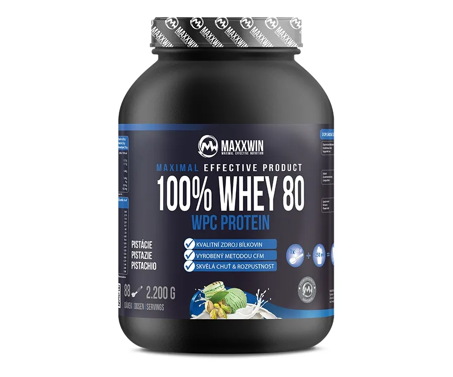 MAXXWIN PROTEIN 100% WHEY 80 pistácie 2200 g