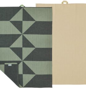 Södahl Kuchyňská utěrka 50x70 Twist (sada 2 ks) Hedge Green