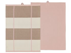 Södahl Kuchyňská utěrka 50x70 Blocks (sada 2 ks) Rose