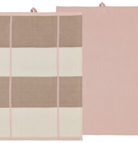 Södahl Kuchyňská utěrka 50x70 Blocks (sada 2 ks) Rose