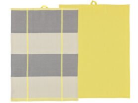 Södahl Kuchyňská utěrka 50x70 Blocks (sada 2 ks) Yellow