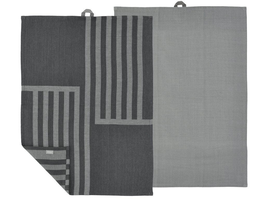 Södahl Kuchyňská utěrka 50x70 Reflection (sada 2 ks) Ash