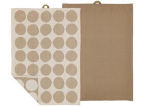 Södahl Kuchyňská utěrka 50x70 Bubbles (sada 2 ks) Warm Taupe