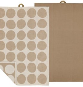 Södahl Kuchyňská utěrka 50x70 Bubbles (sada 2 ks) Warm Taupe