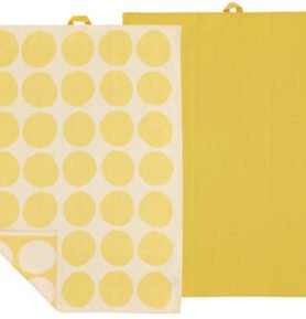 Södahl Kuchyňská utěrka 50x70 Bubbles (sada 2 ks) Yellow