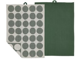 Södahl Kuchyňská utěrka 50x70 Bubbles (sada 2 ks) Pine green