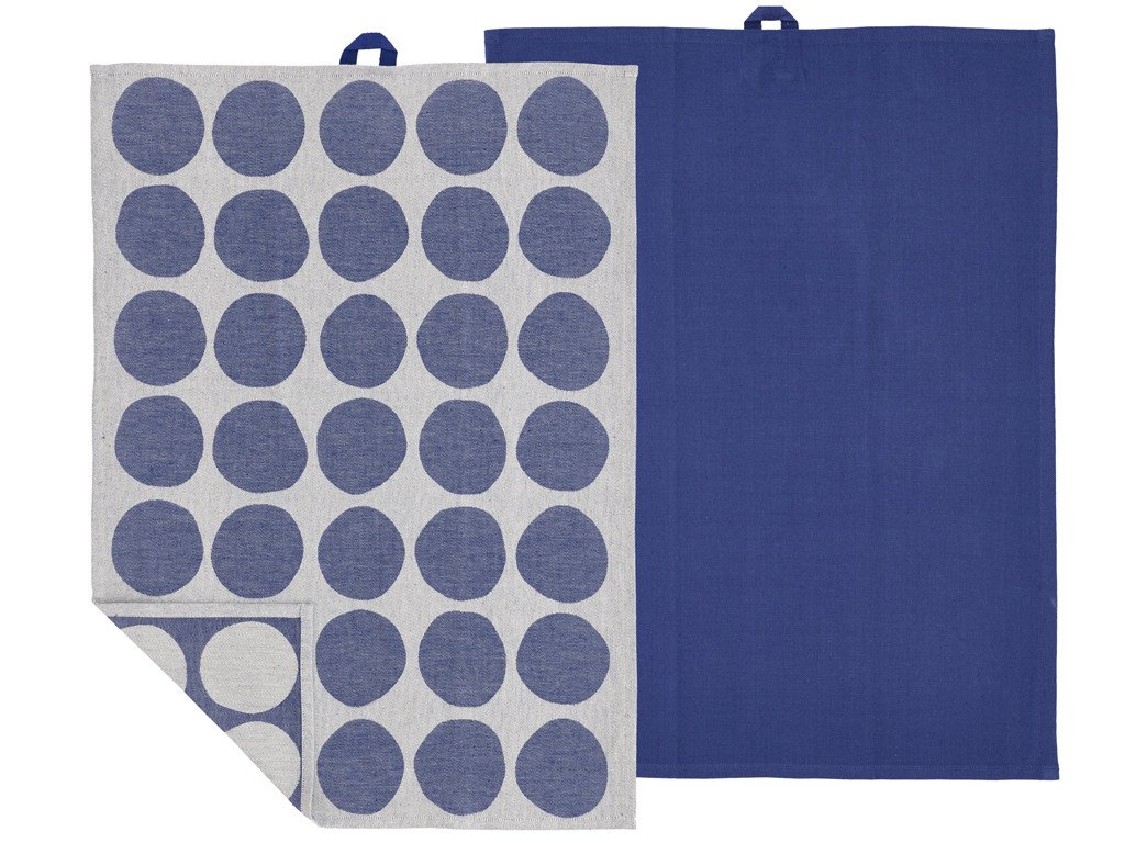 Södahl Kuchyňská utěrka 50x70 Bubbles (sada 2 ks) Royal Blue