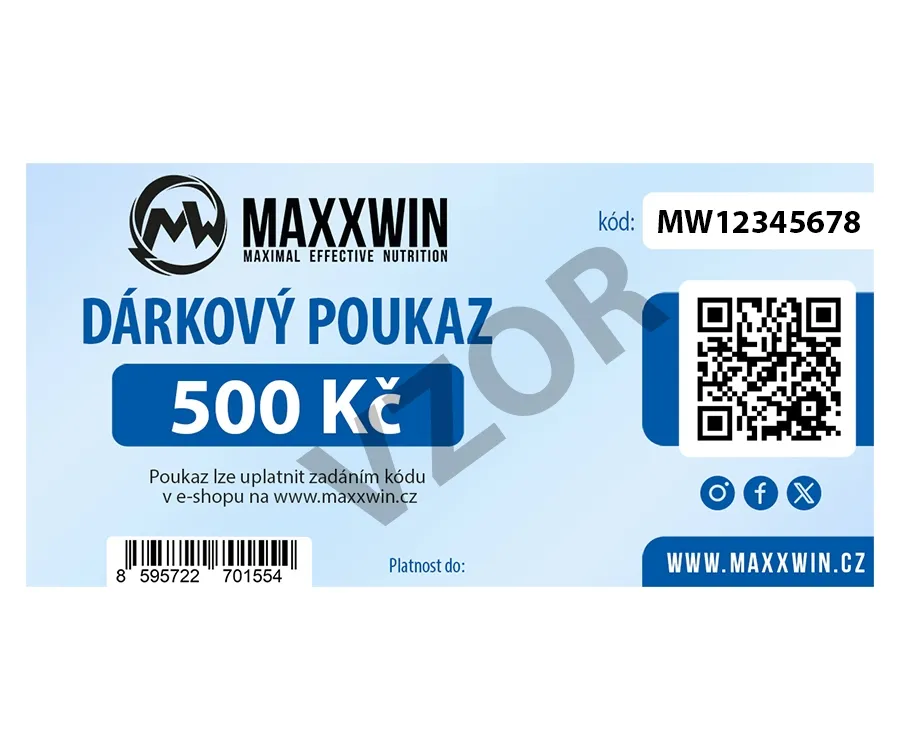 MAXXWIN DÁRKOVÝ POUKAZ 500 Kč