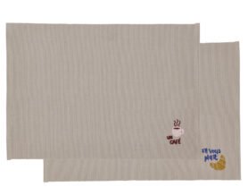 Södahl Bavlněné prostírání (sada 2 ks) 33x48 Coffee Brown