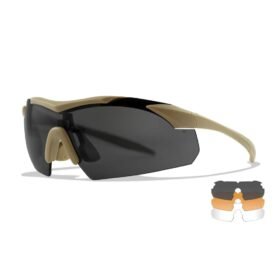 WILEY X brýle střelecké WX VAPOR sada 3 skla TAN rám