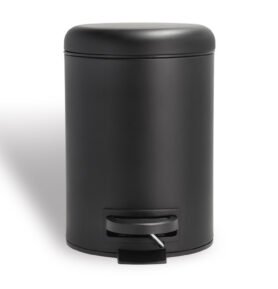 Södahl Koupelnový pedálový koš Mono Black