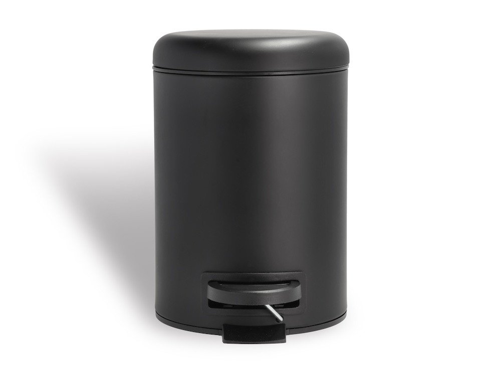 Södahl Koupelnový pedálový koš Mono Black