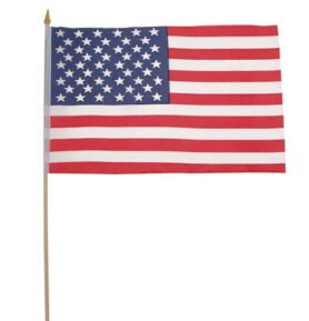 MFH vlajka USA dřevěná tyčka 30 x 45cm