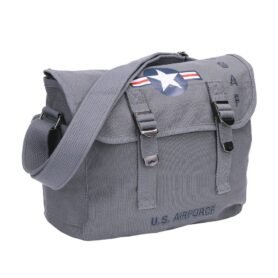 FOSTEX taška přes rameno USAF WWII plátěná ŠEDÁ