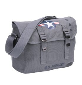 FOSTEX taška přes rameno USAF WWII plátěná ŠEDÁ