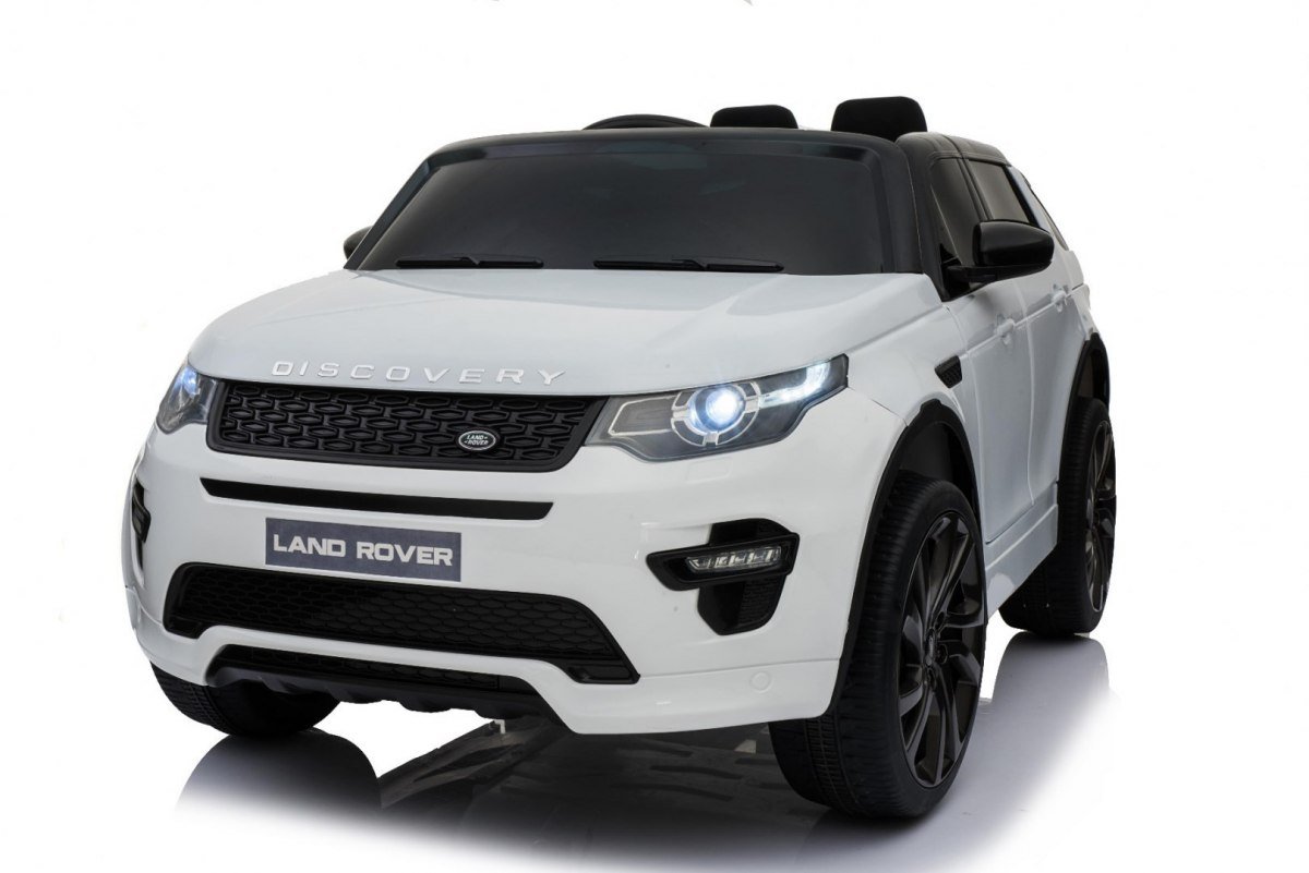 HračkyZaDobréKačky Elektrické autíčko Land Rover Discovery bílé