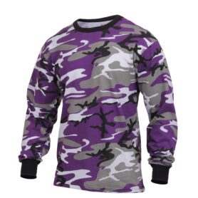 Triko s dlouhým rukávem VIOLET CAMO vel. XXL