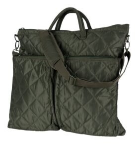 FOSTEX taška PILOT na helmu ZELENÁ/ORANŽOVÁ