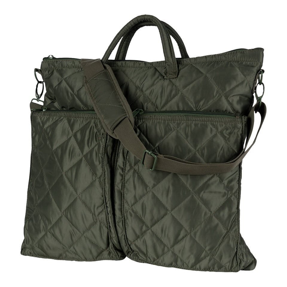 FOSTEX taška PILOT na helmu ZELENÁ/ORANŽOVÁ