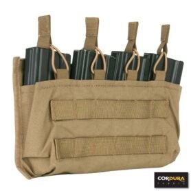 101INC sumka LQ na zásobníky 4 x M4 COYOTE