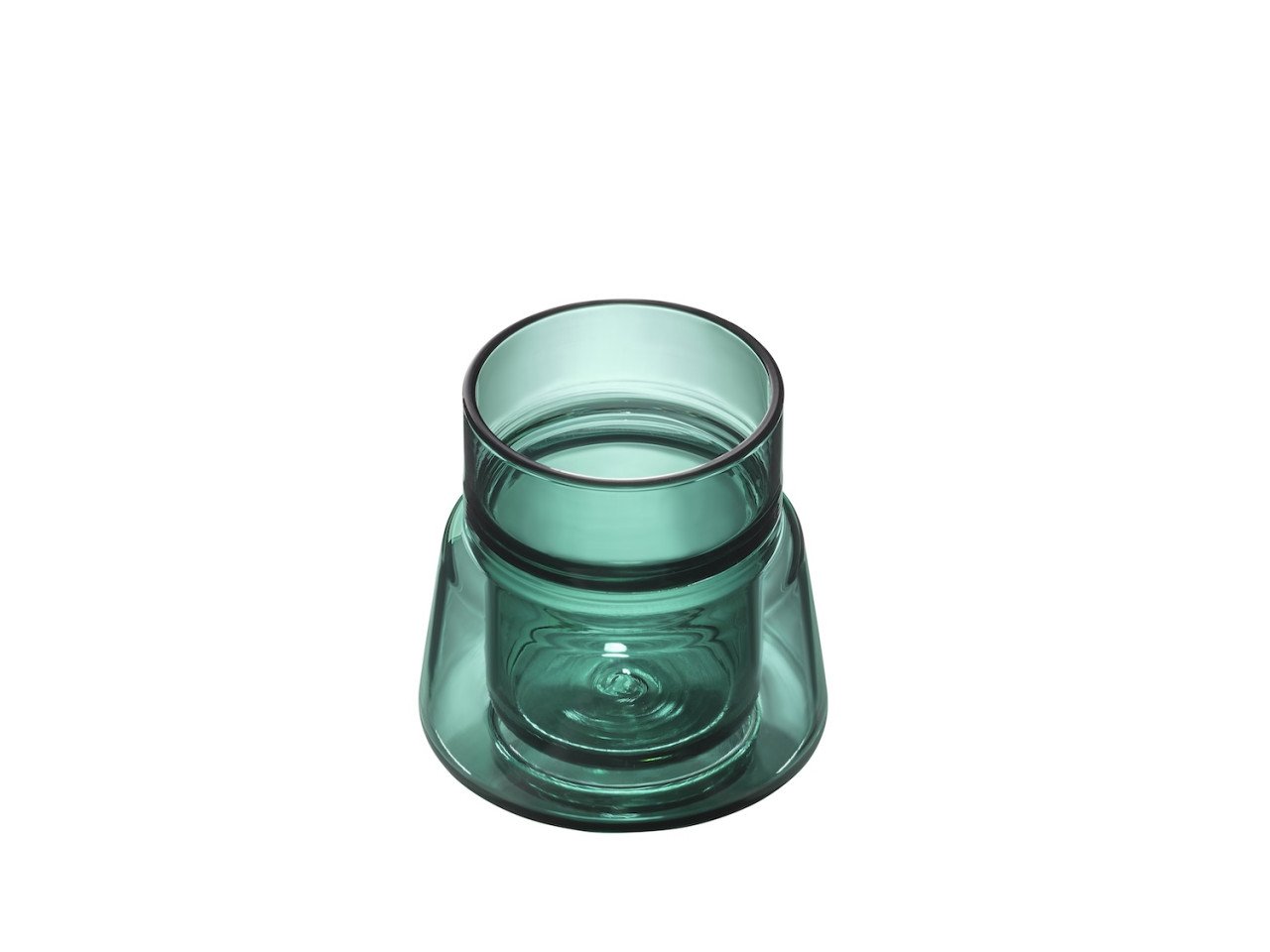 Jacob Jensen Dvoustěnná sklenice na espresso Green 7 cl - Obrázek 2
