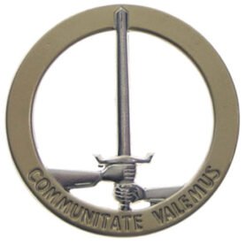 Bundeswehr odznak BW na baret 1. NL/D-CORPS kovový