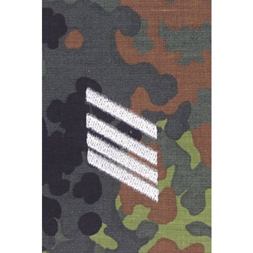 Bundeswehr nárameník BW STABSGEFREITER FLECKTARN / stříbrné vyšití