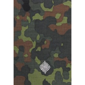 Bundeswehr nárameník BW LEUTNANT FLECKTARN / stříbrné vyšití