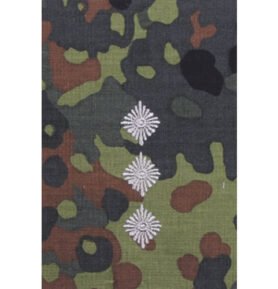 Bundeswehr nárameník BW HAUPTMANN FLECKTARN / stříbrné vyšití
