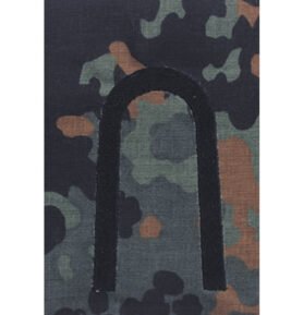 Bundeswehr nárameník BW UNTEROFFIZIER FLECKTARN / černé vyšití