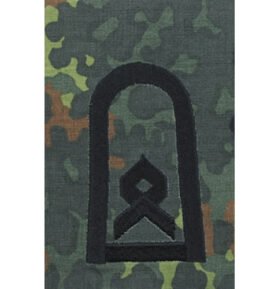 Bundeswehr nárameník BW HAUPTFELDWEBEL FLECKTARN / černé vyšití