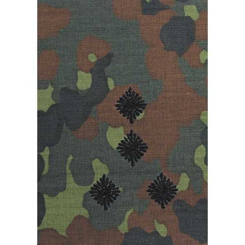 Bundeswehr nárameník BW STABSHAUPTMANN FLECKTARN / černé vyšití